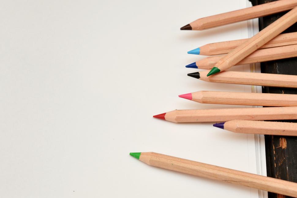 Free Image of School Pencils Free Stock Photo 