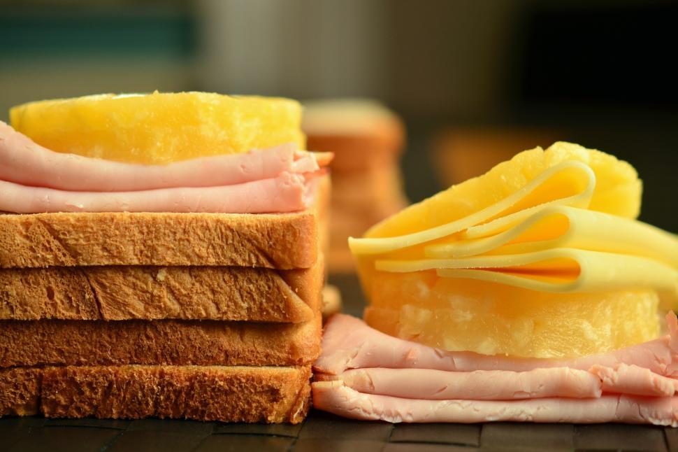 Free Image of Toast & Cheese Free Stock Photo 