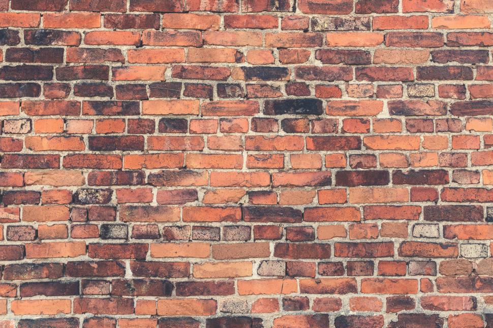 Free Image of A close up of a brick wall 