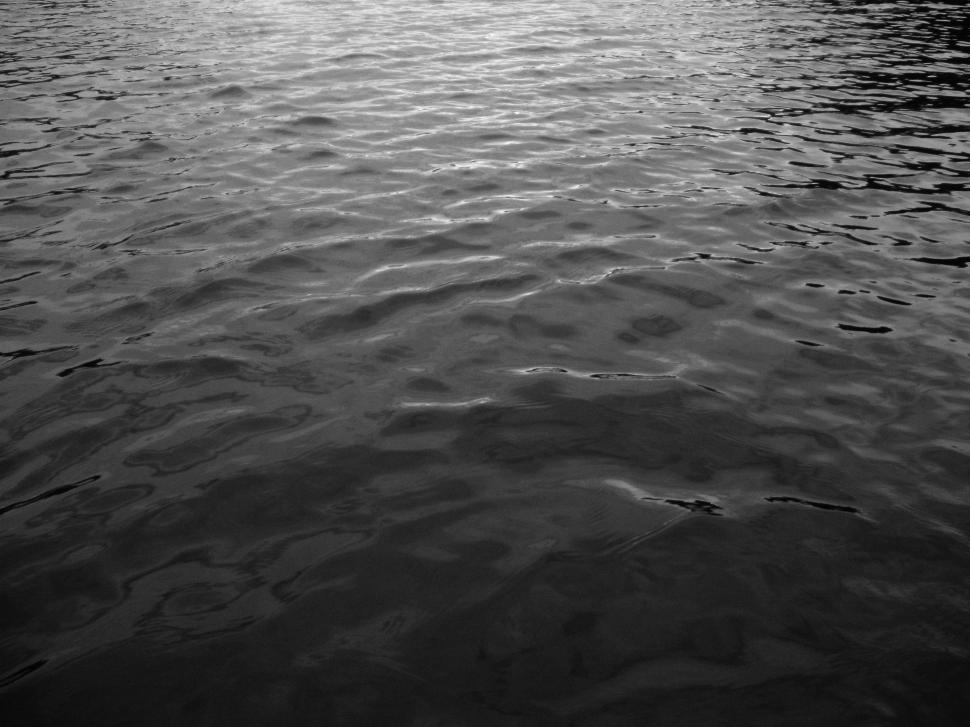 Free Image of A body of water with ripples 