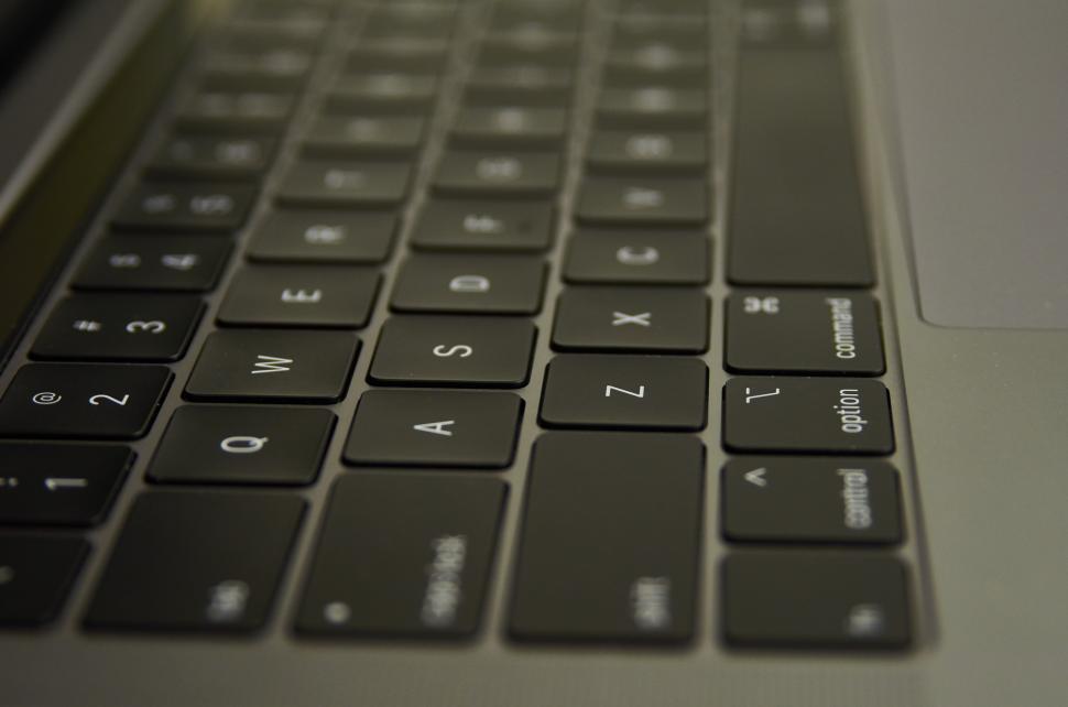Free Image of A close up of a keyboard 