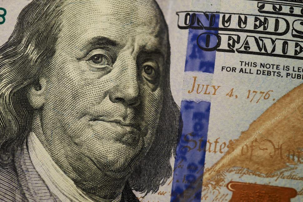 Free Image of Close up of a paper money 