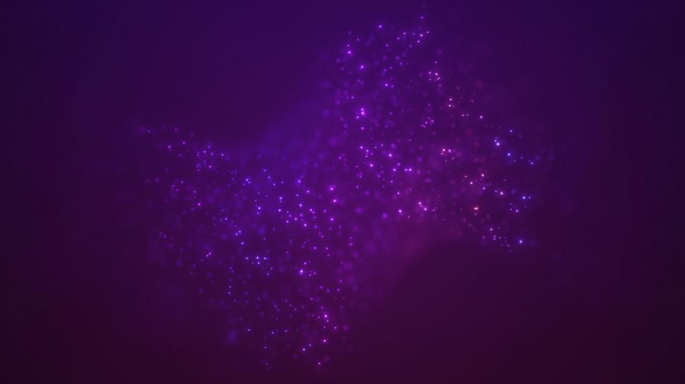 Free Image of Subtle purple particle background  