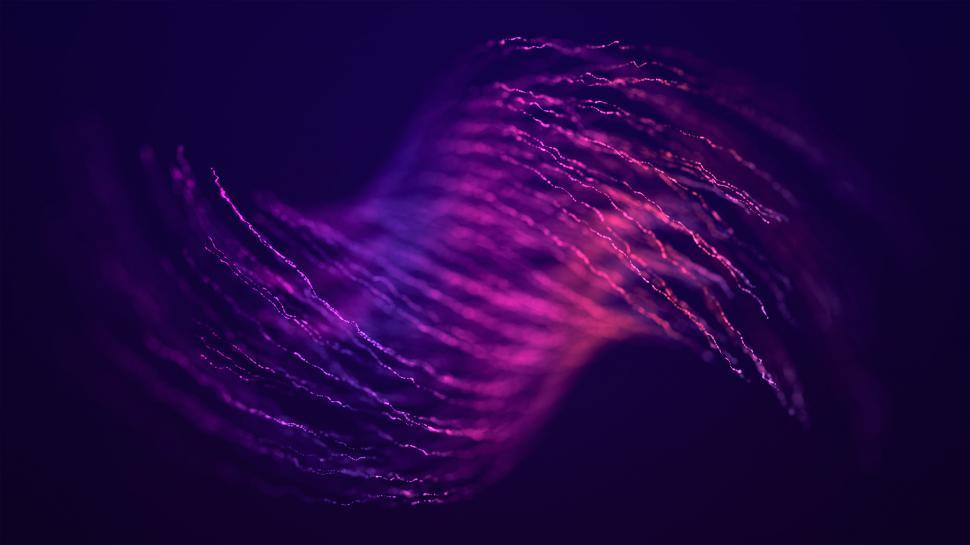 Free Image of Purple Particle background  