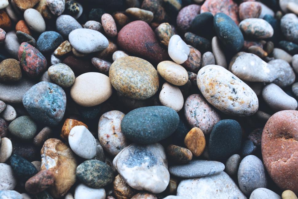 Free Image of A group of rocks on the ground 