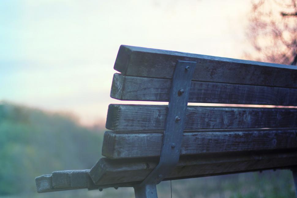 Free Image of A close up of a bench 