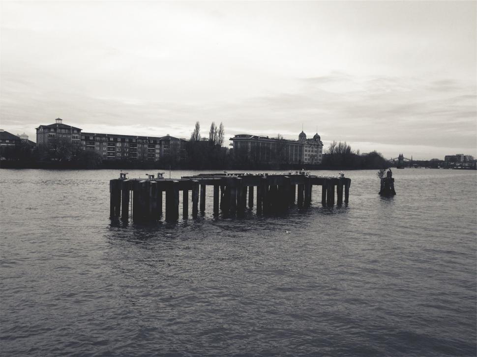 Free Image of A dock in the water 