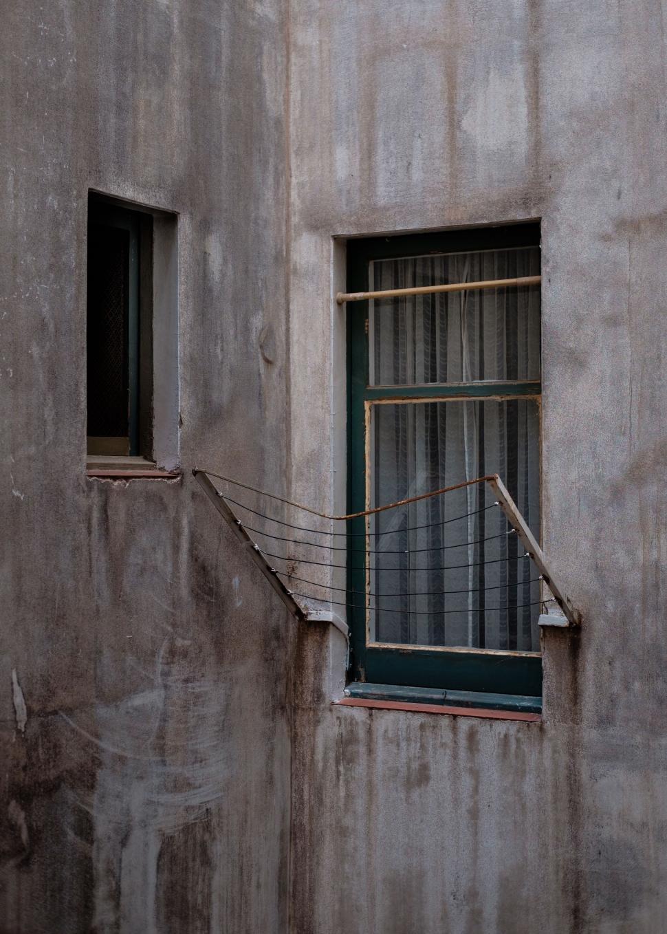 Free Image of architecture building concrete house wall window outside 