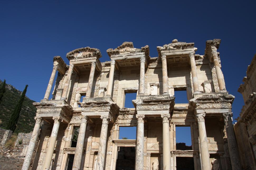 Free Image of Library of Celsus 