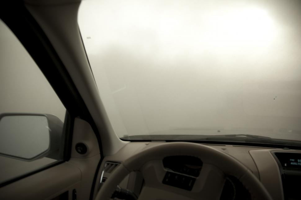 Free Image of A car with a foggy windshield 