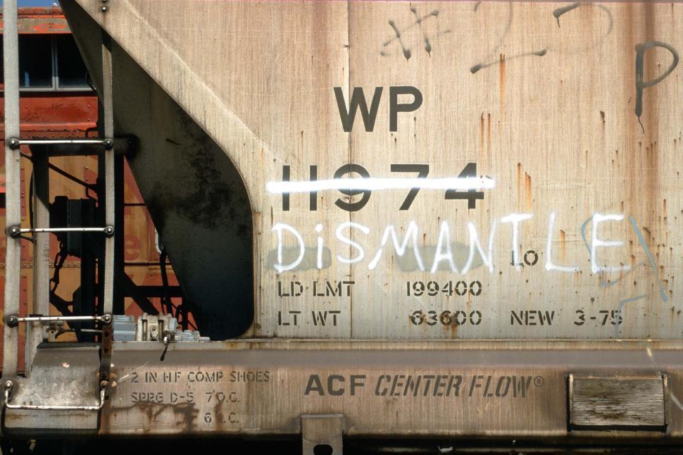 Free Image of Decommissioned Train Car 