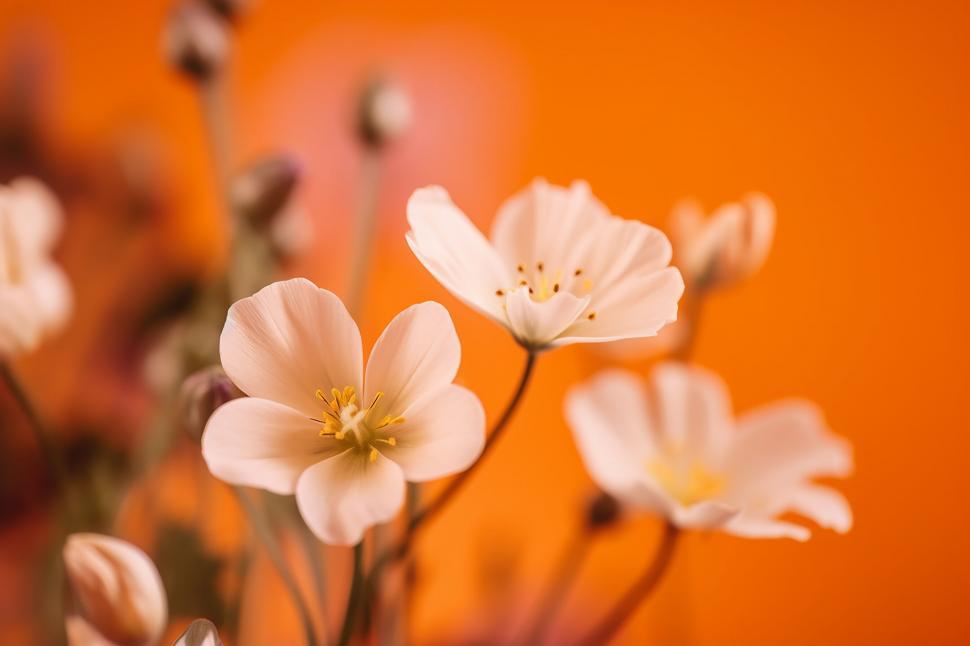 Free Image of A close up of flowers 