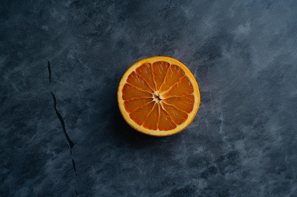 Free Image of A half of an orange 