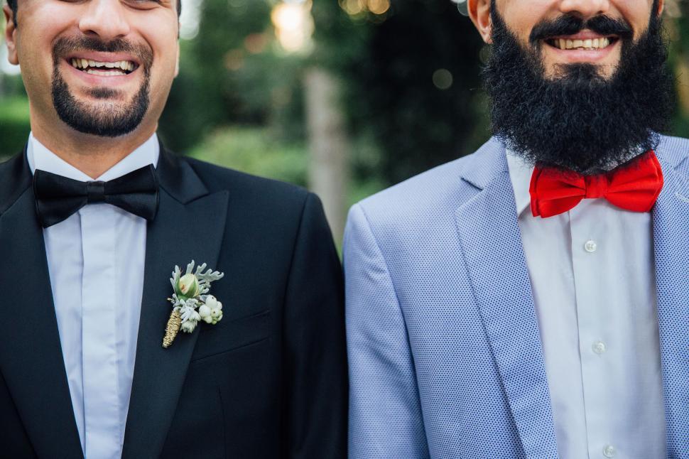 Free Image of A couple of men in suits 