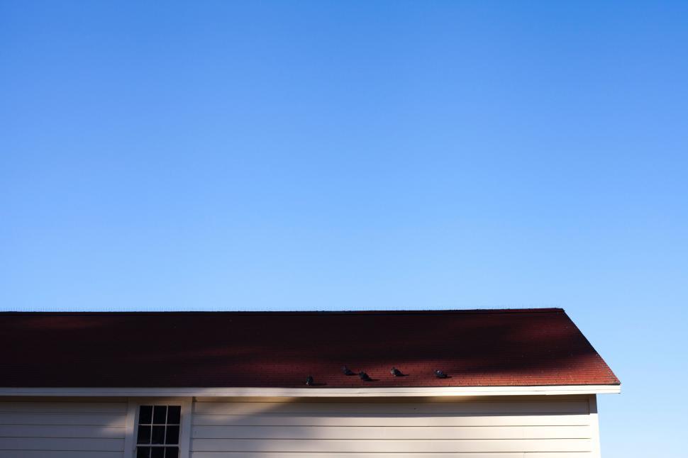Free Image of A roof of a house 