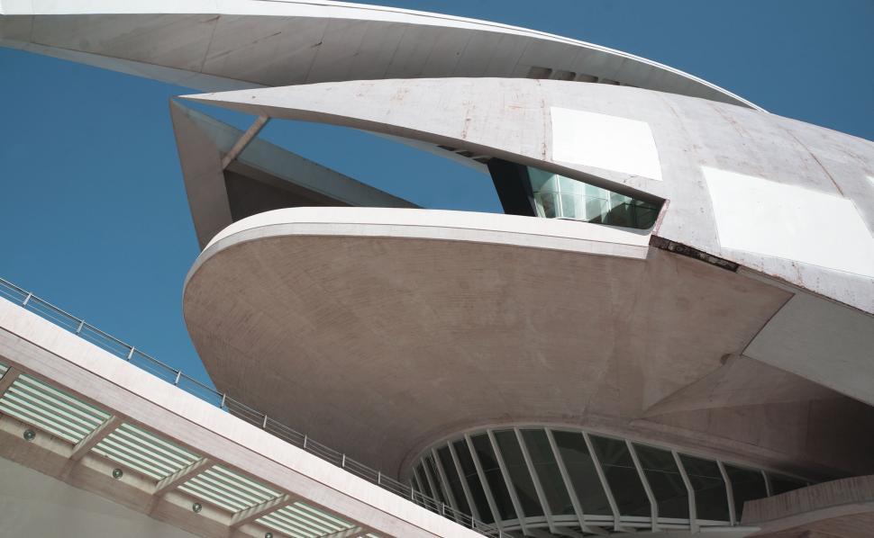 Free Image of A building with a curved roof 