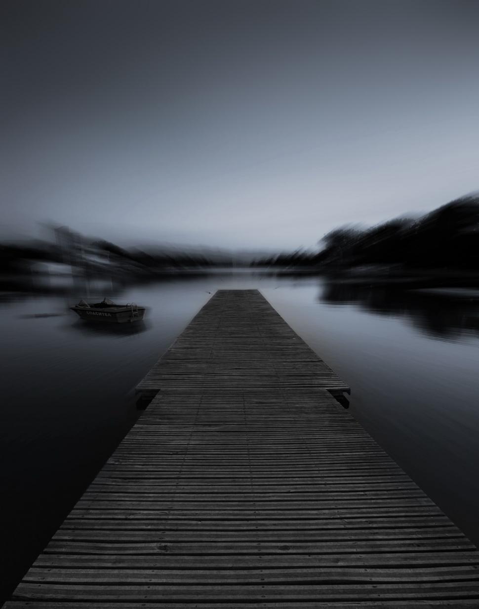 Free Image of A dock on the water 
