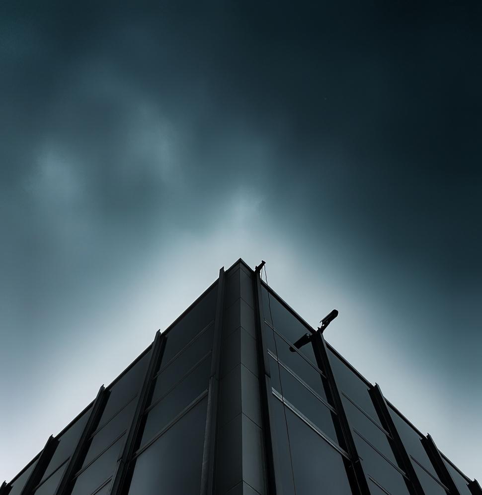 Free Image of Modern building seen from below 