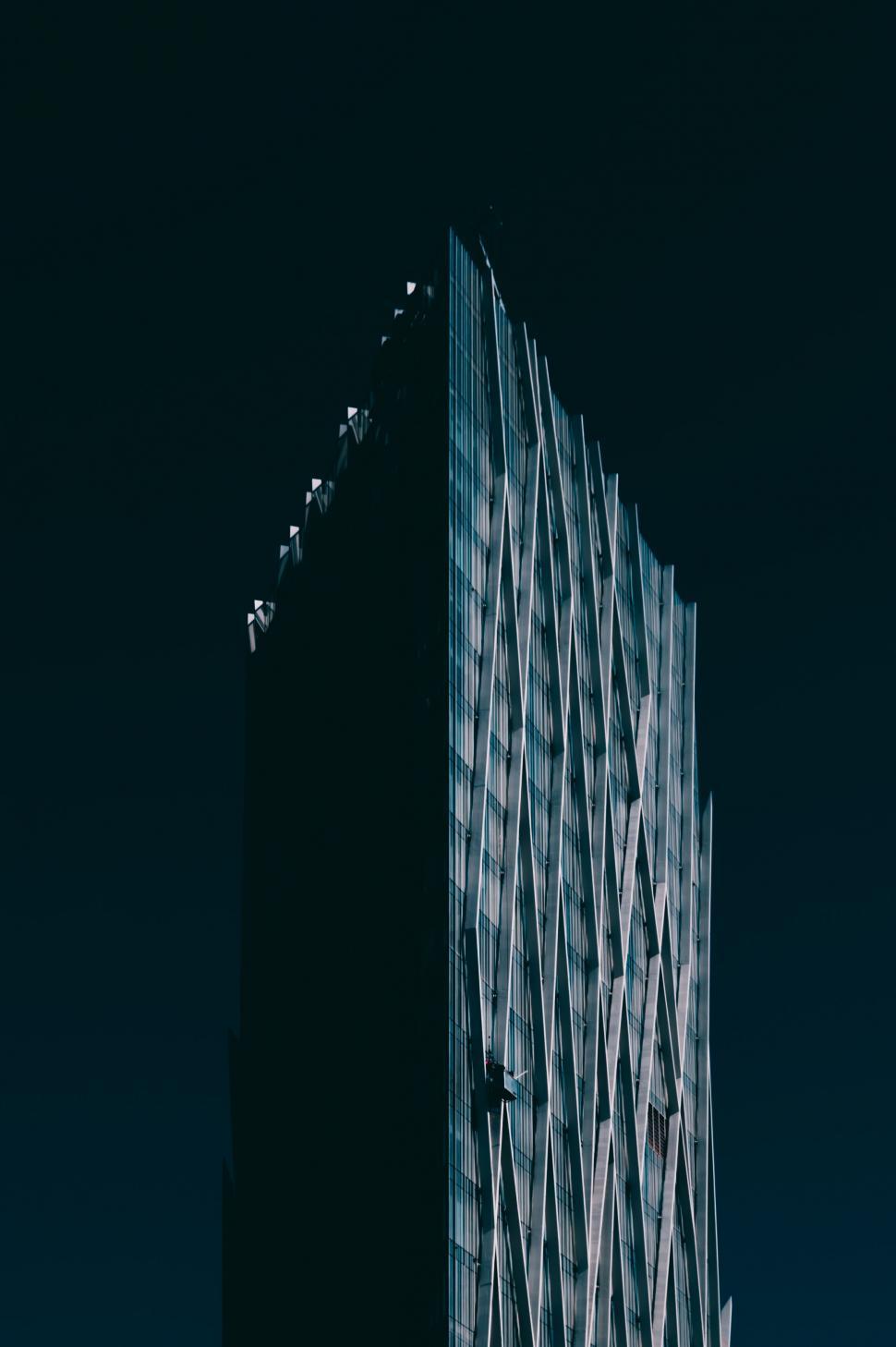 Free Image of Modern glass building facade against sky 