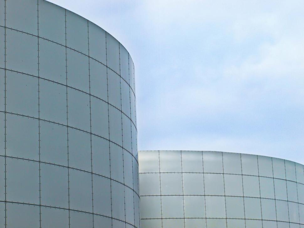 Free Image of Modern Architecture Curved Building Facade 