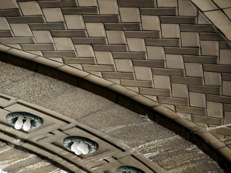 Free Image of Textured patterns of architectural details 