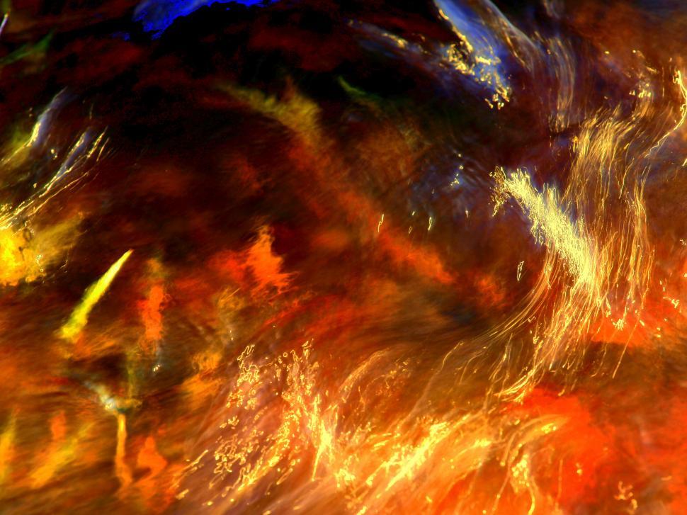 Free Image of Abstract fiery swirls resembling solar activity 