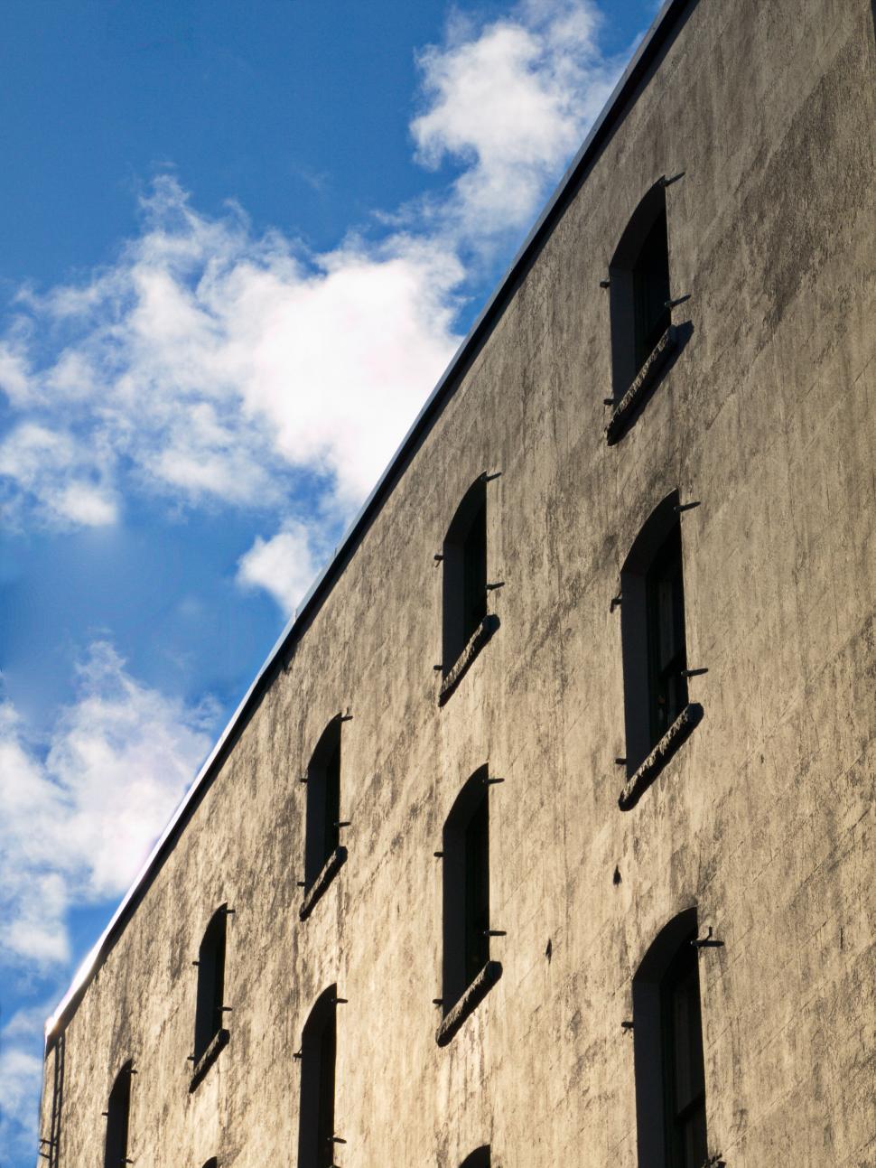 Free Image of Historic building facade against blue sky 