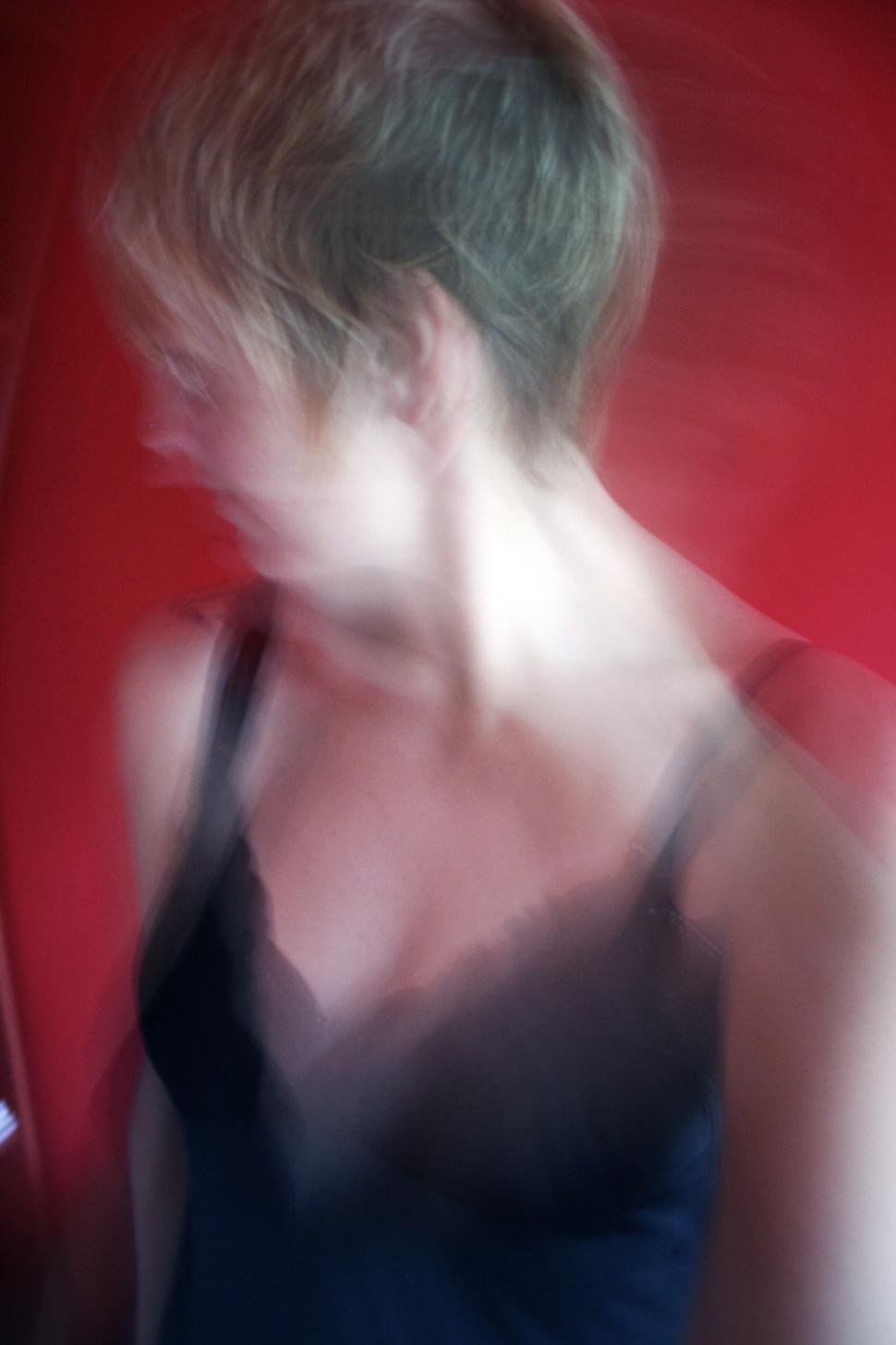 Free Image of Abstract blurred portrait of a woman 