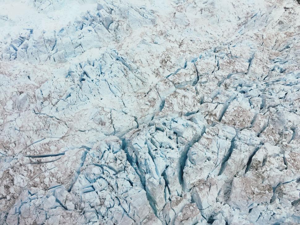 Free Image of Close-up shot of a fractured glacier 