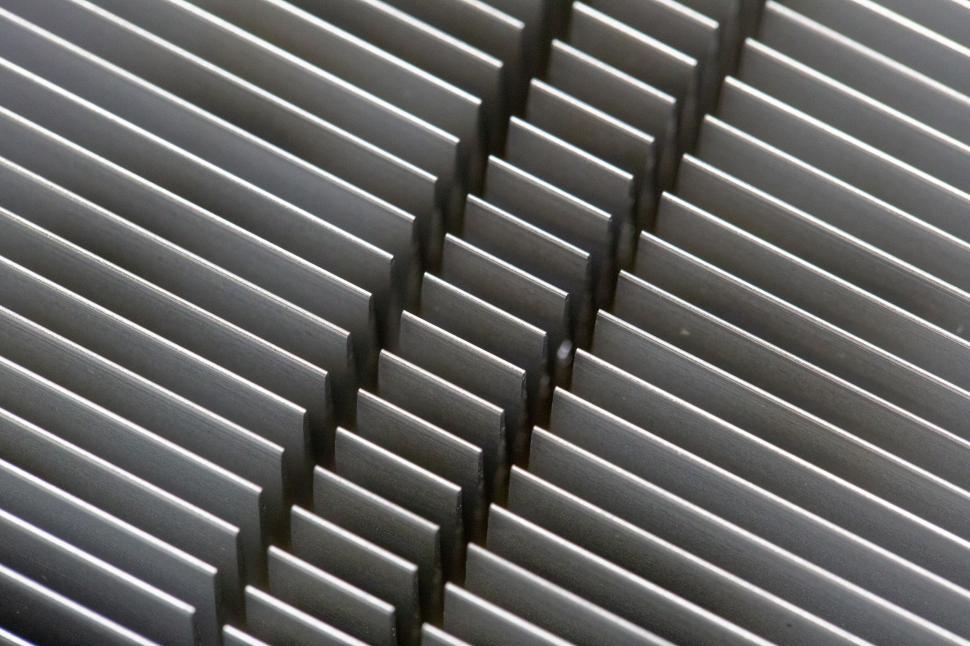 Free Image of Black and white photo of metal textures 