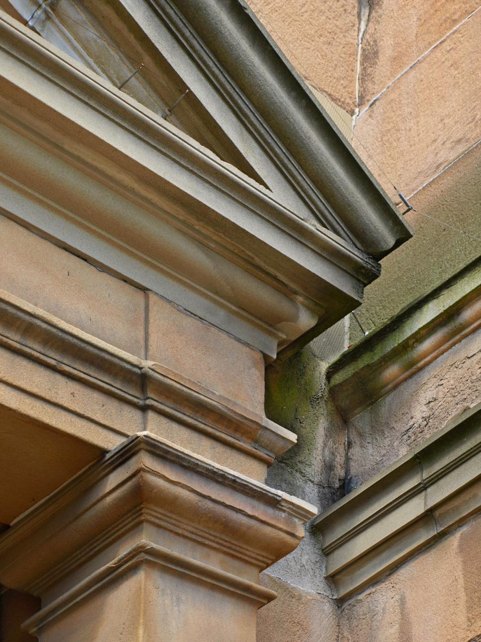 Free Image of Close-up of classical architectural details 