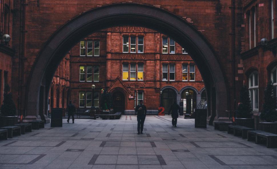 Free Image of Architectural archway in a historical building 