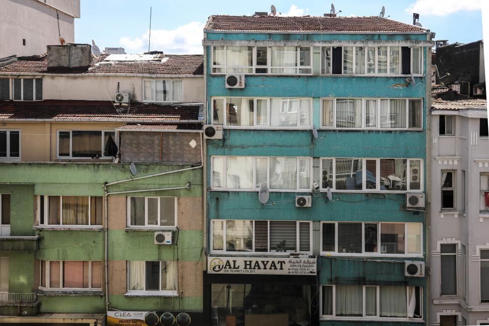 Free Image of Colorful urban building facades in disrepair 