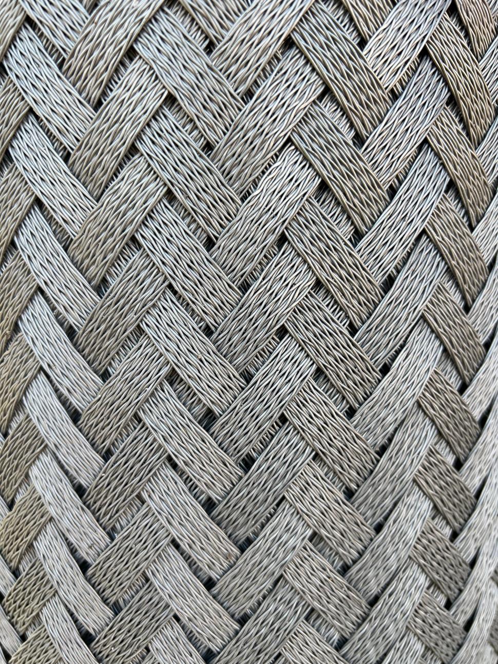 Free Image of Close-up of a woven metal texture 