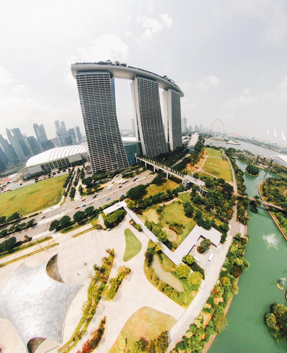 Free Image of Iconic Marina Bay Sands and Gardens by the Bay 