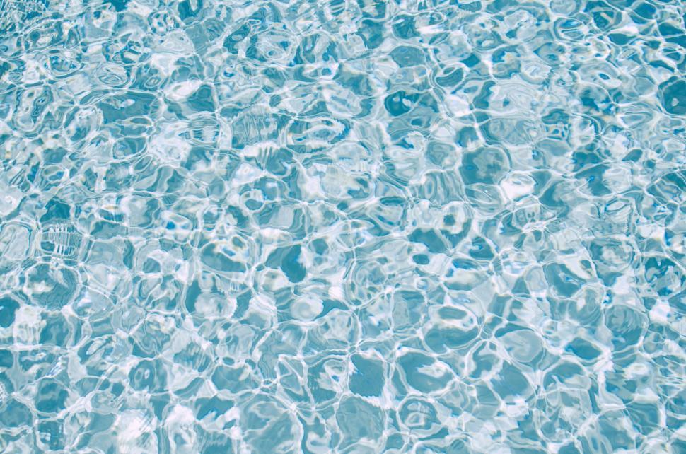 Free Image of Rippling clear water texture in the pool 