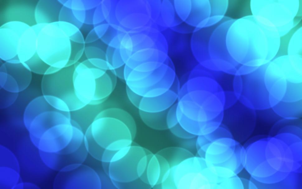 Free Image of Abstract blue bokeh light background 