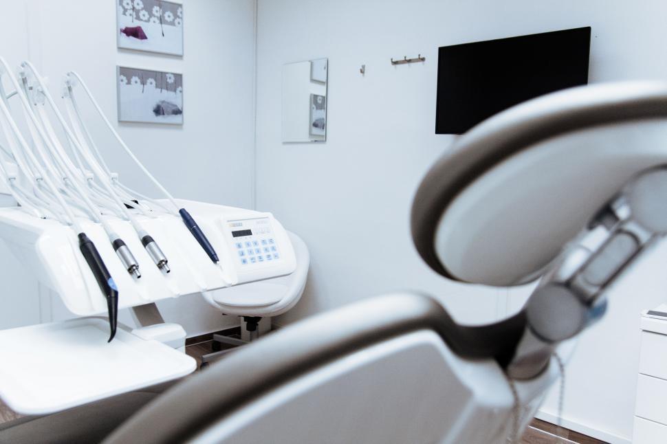 Free Image of Dental chair in a modern clinic room 