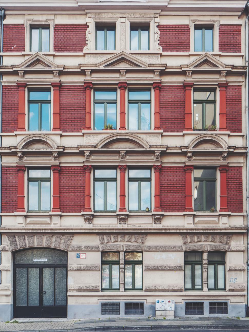Free Image of Facade of a classic red brick building 