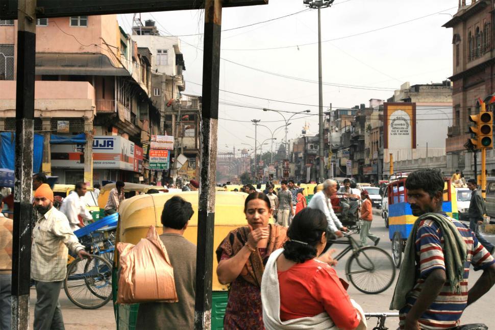 Free Image of Delhi street 