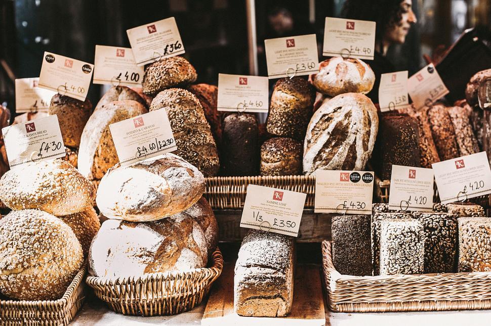 Free Image of Assortment of fresh artisanal breads 