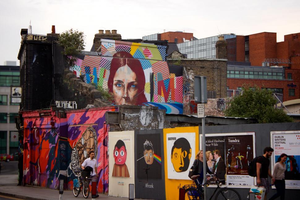 Free Image of Urban street art and murals 