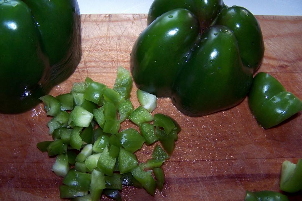 Free Image of Green Peppers 