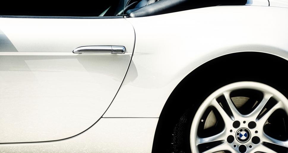 Free Image of Close-up of a luxury car s design 