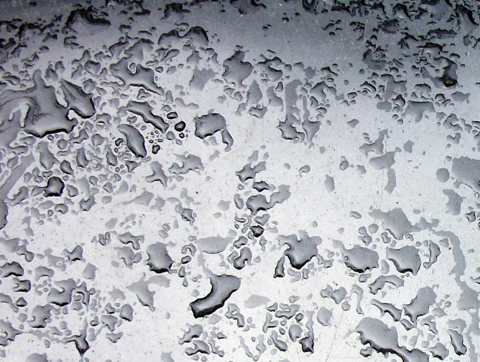 Free Image of Water Droplets on Surface 