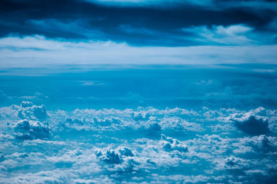 Free Image of Ethereal Cloudscape from Above 