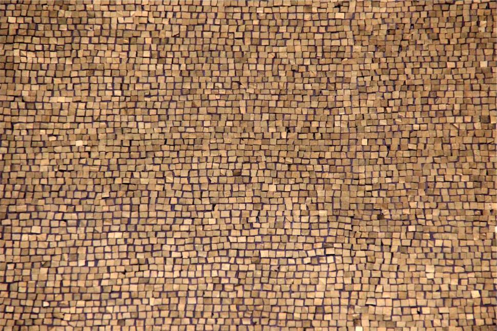 Free Image of Ancient mosaic texture with beige tones 