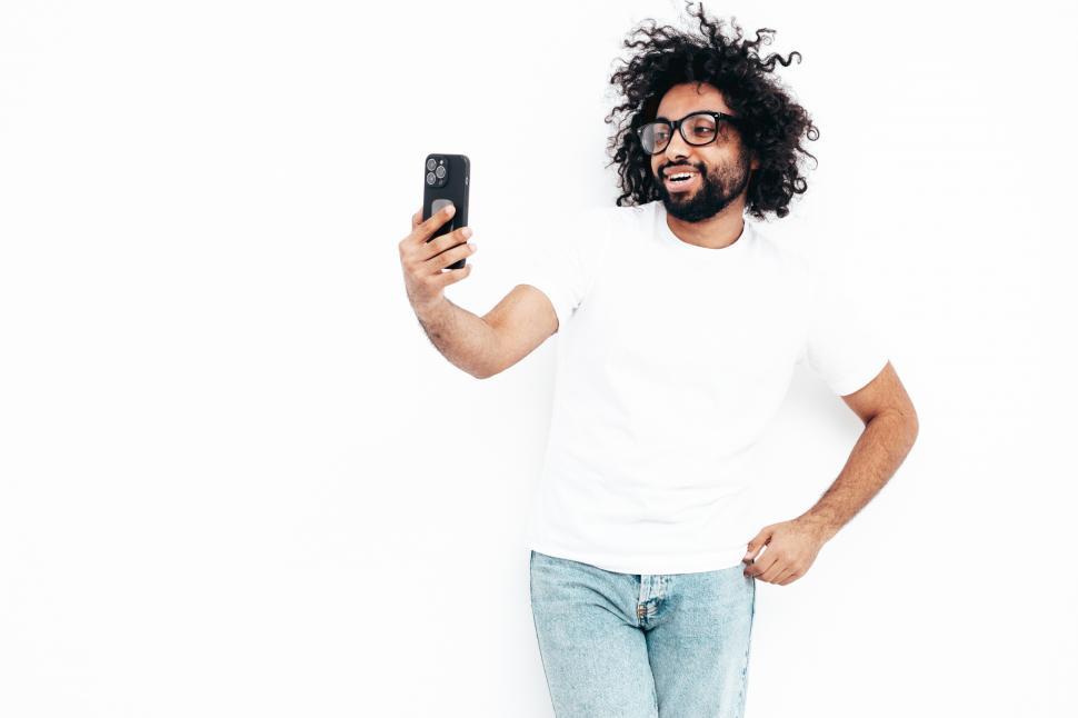 Free Image of A man taking a selfie 