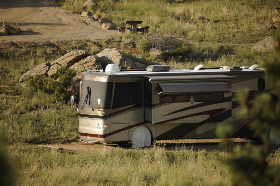Free Image of Recreational Vehicle RV Camping 