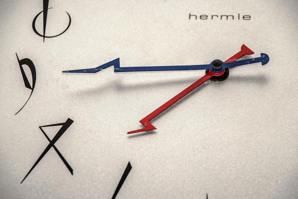 Free Image of Close-up view of Hermle clock hands 